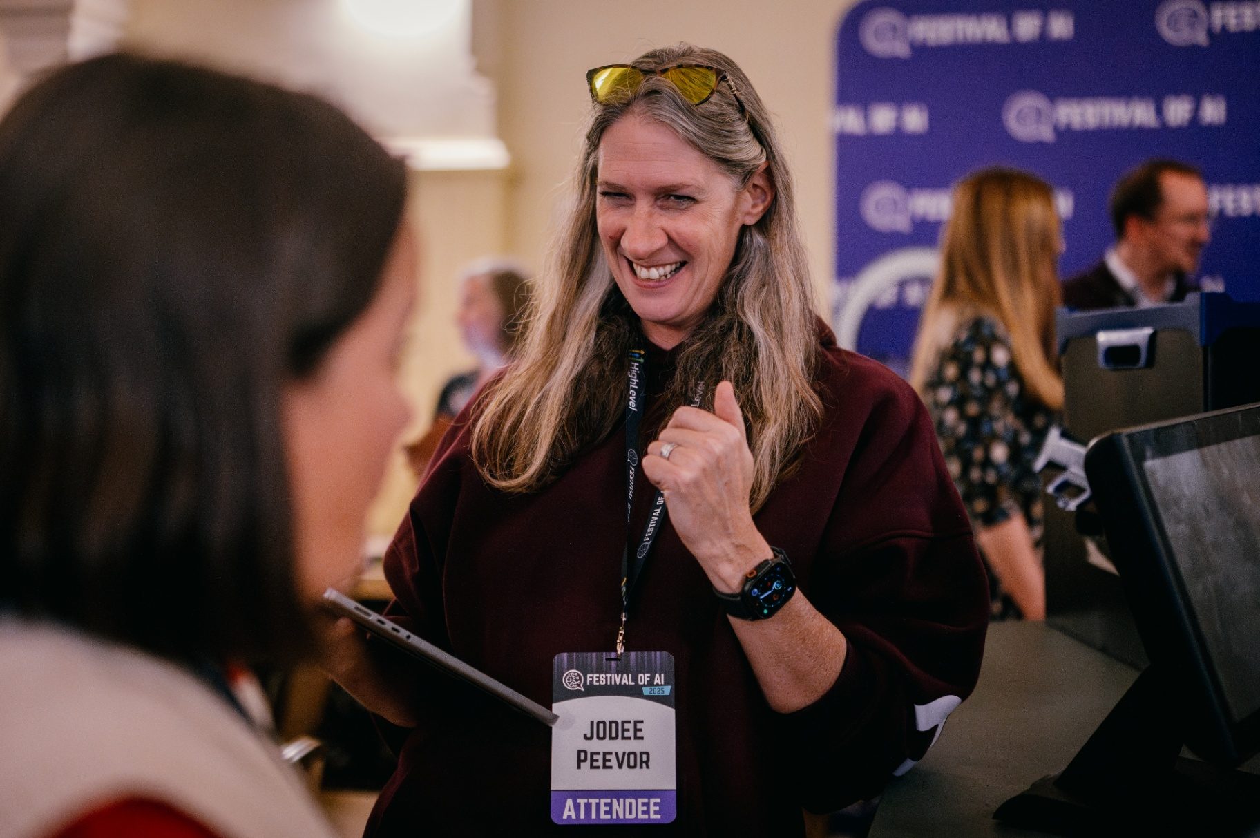 Networking break at Festival of AI 2025