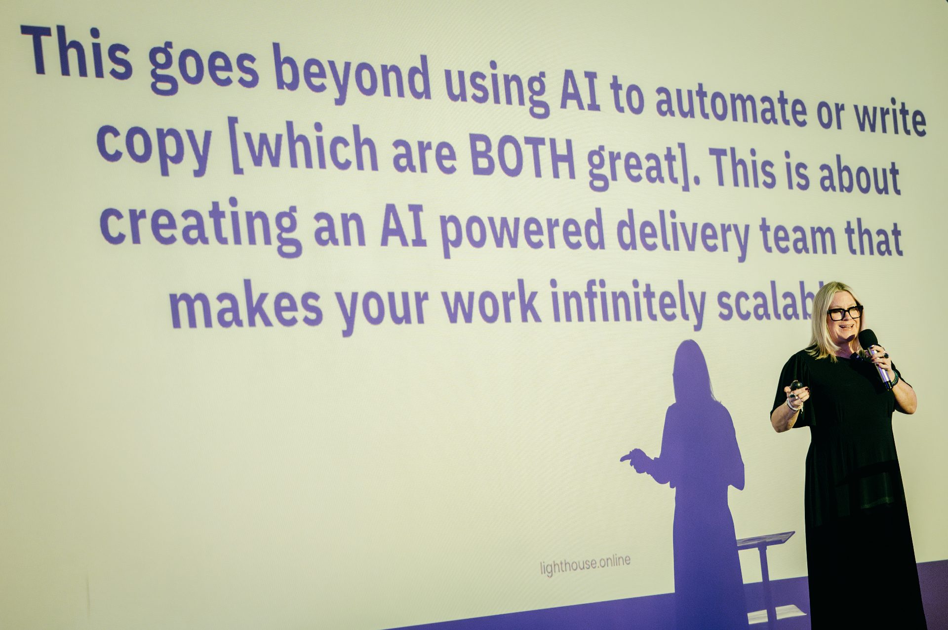 Engaged audience at Festival of AI 2025